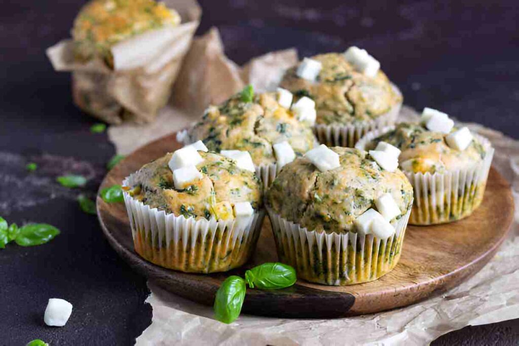 Spinat-Feta-Muffins