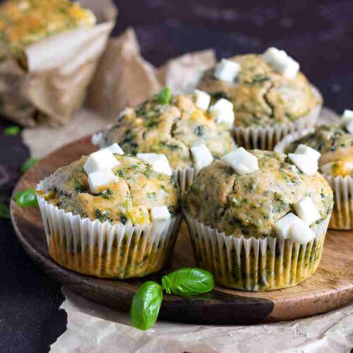 Spinat-Feta-Muffins