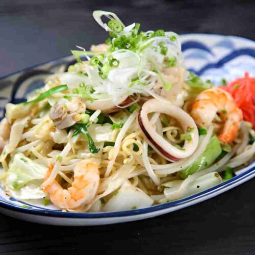 Shio-Zitronen-Meeresfrüchte-Yakisoba