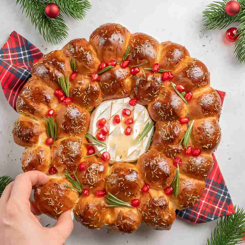 Cranberry Brie Zieh-Brot
