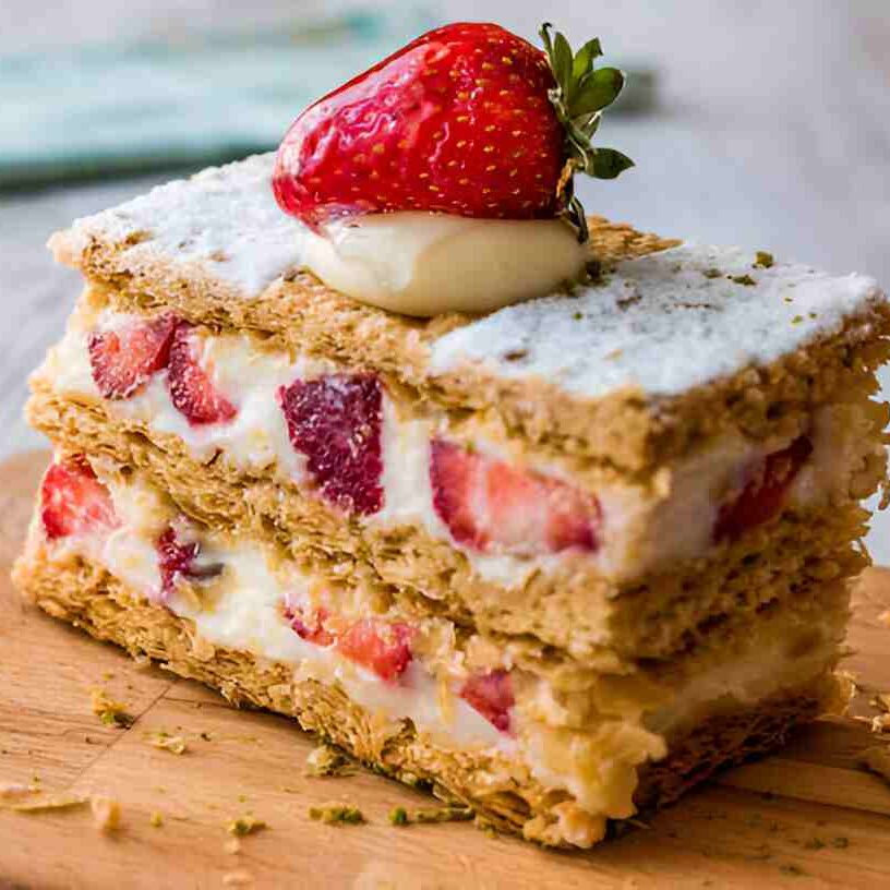 Erdbeer Napoleon Rezept