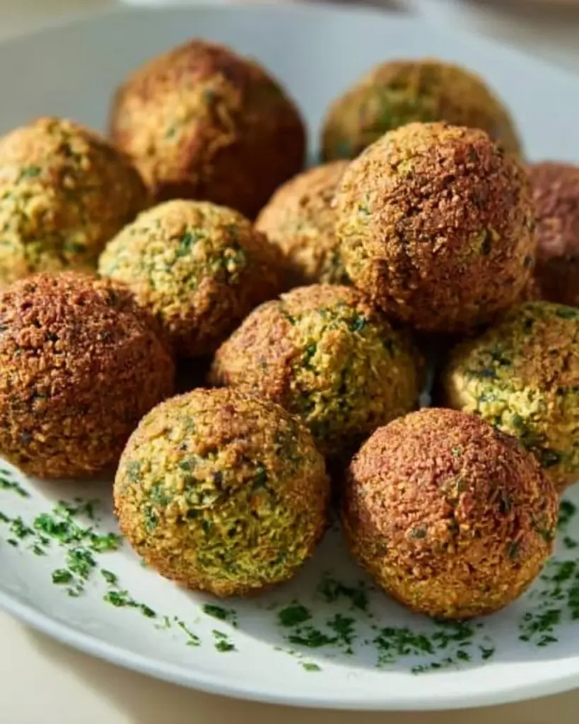 Köstliche Falafel aus dem Air Fryer, perfekt knusprig und gesund