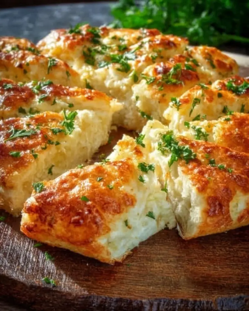Ein herzhaftes griechisches Käsebrot mit frischem Feta und Kräutern