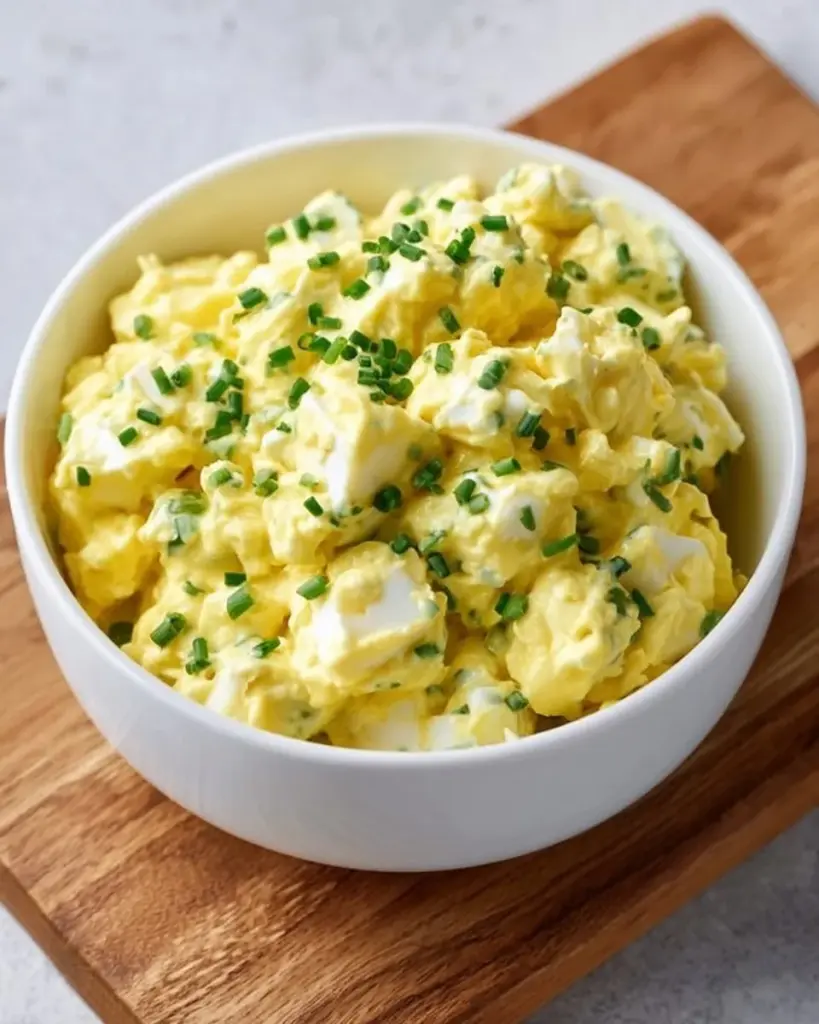 Low Carb Eiersalat Rezept mit frischen Zutaten und ohne Kohlenhydrate.