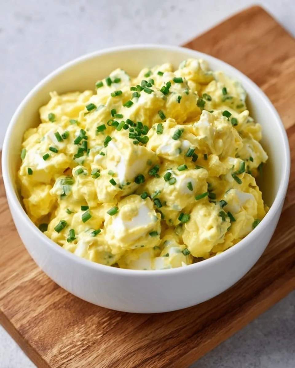 Low Carb Eiersalat Rezept mit frischen Zutaten und ohne Kohlenhydrate.