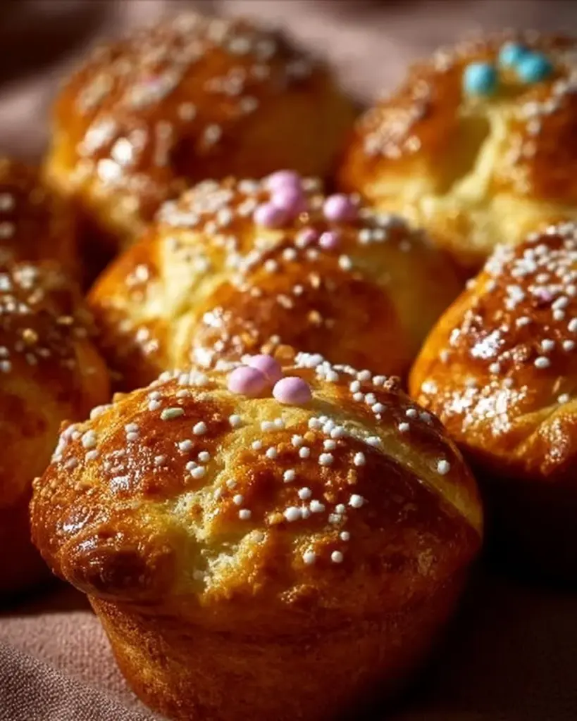 Obazda Muffins mit Brezen-Aroma auf einem Teller.