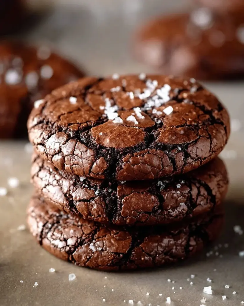 Leckere Brownie-Kekse auf einem Teller, frisch gebacken und schokoladig.