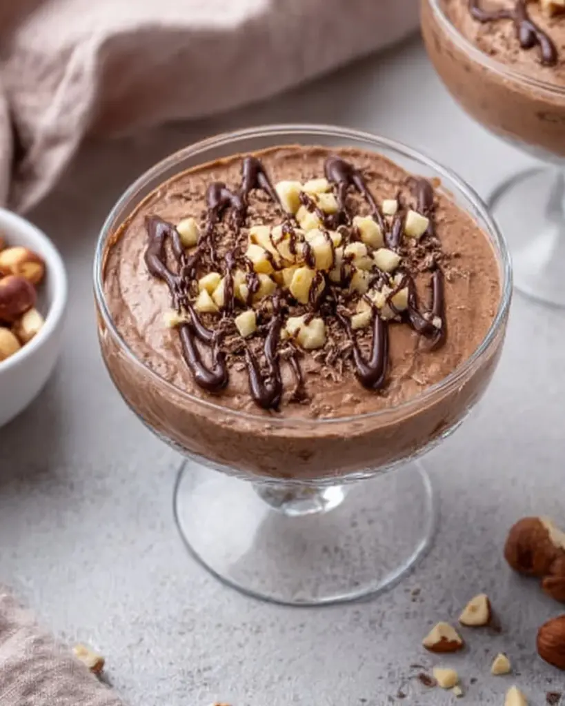 Eine Auswahl von hausgemachten Nougat-Desserts auf einem eleganten Teller