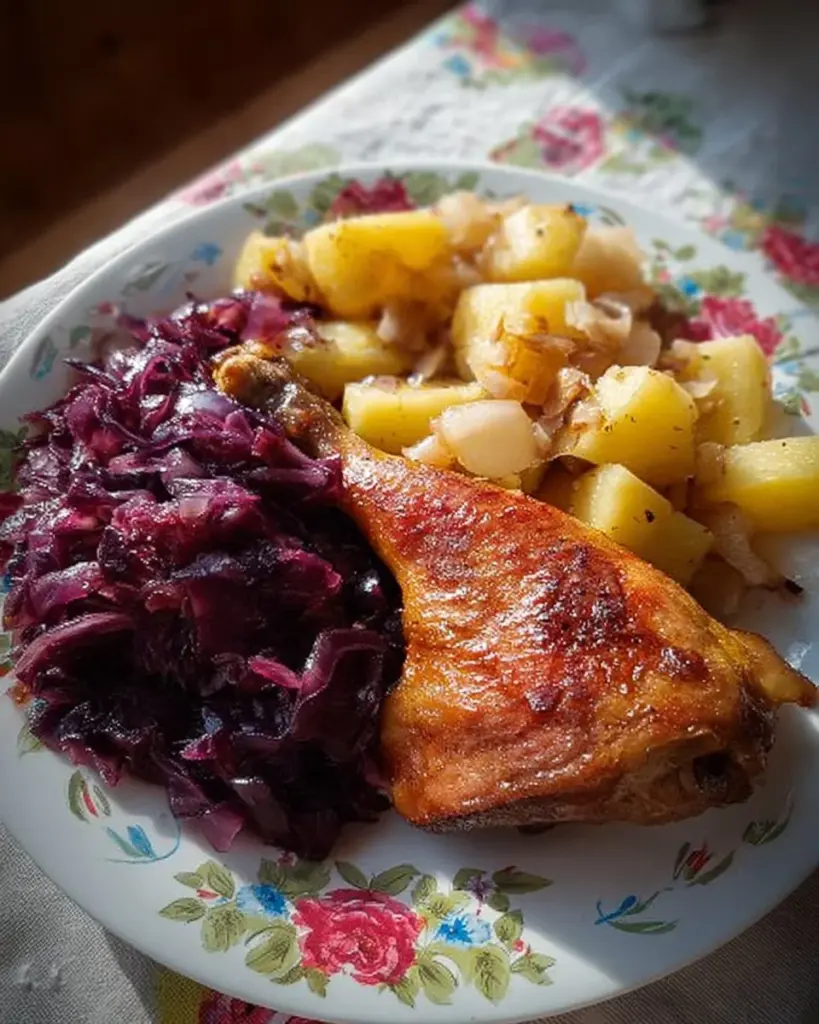 Deliciously tender duck legs ready for roasting