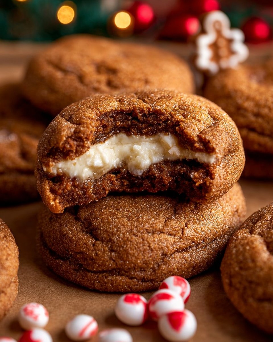 Lebkuchen-Käsekuchen-Plätzchen
