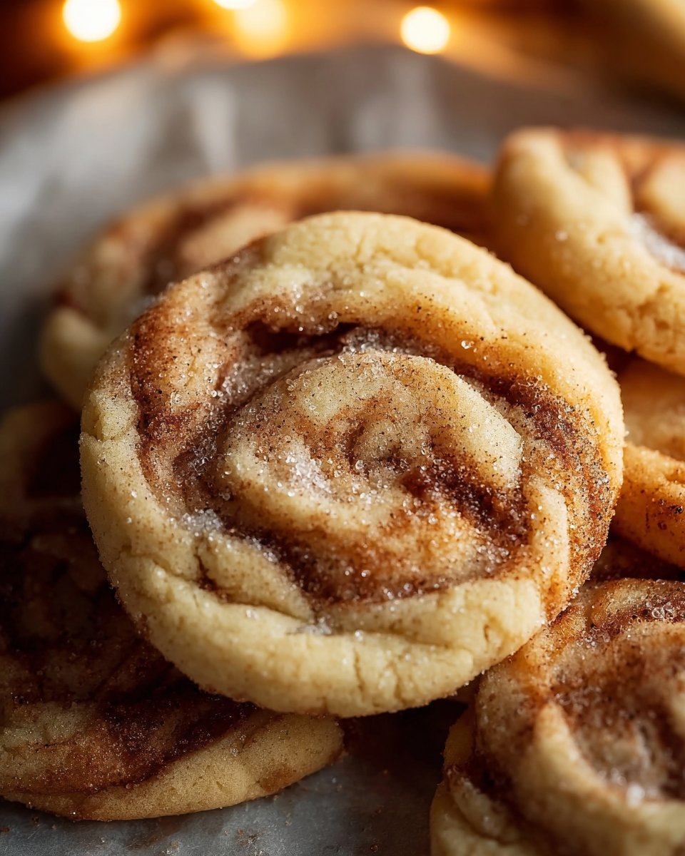 Weiche und kauendige Zimtrollen-Zuckerkekse