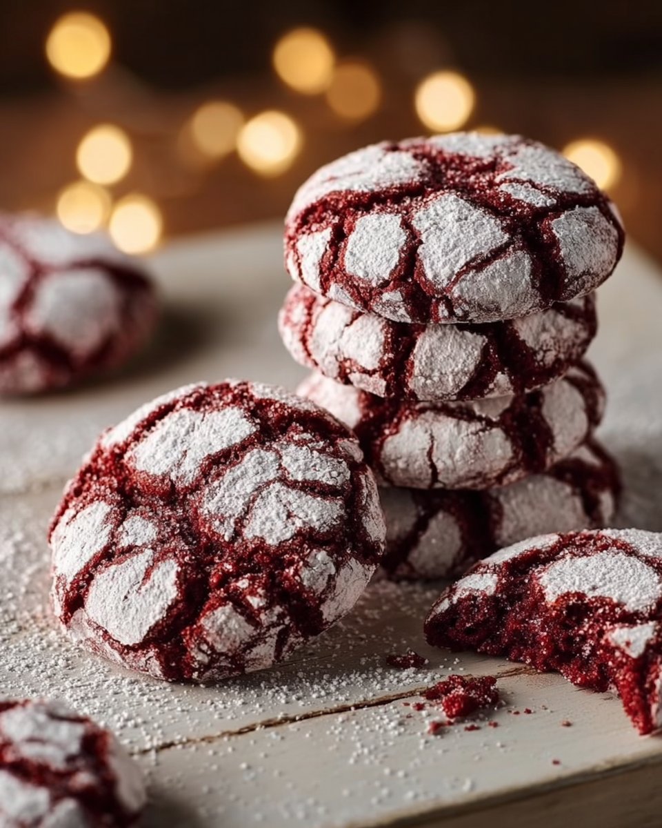 Rote Samtkrümelkekse