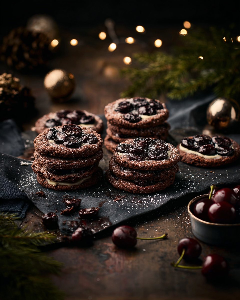 Schwarzwälder Kirsch Plätzchen
