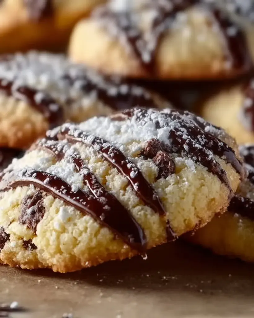 Deliziosa Cannoli-Kekse auf einem Teller serviert