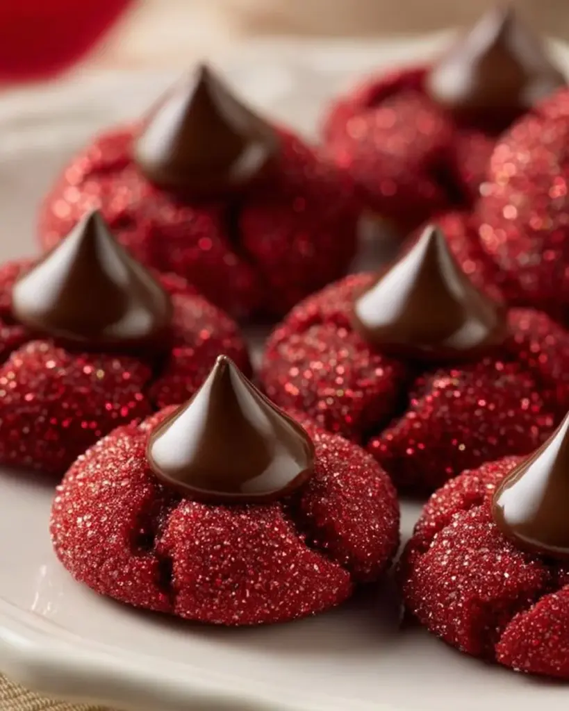 Hershey's Rote Samtblüten, köstliche Süßigkeit in roter Samtoptik
