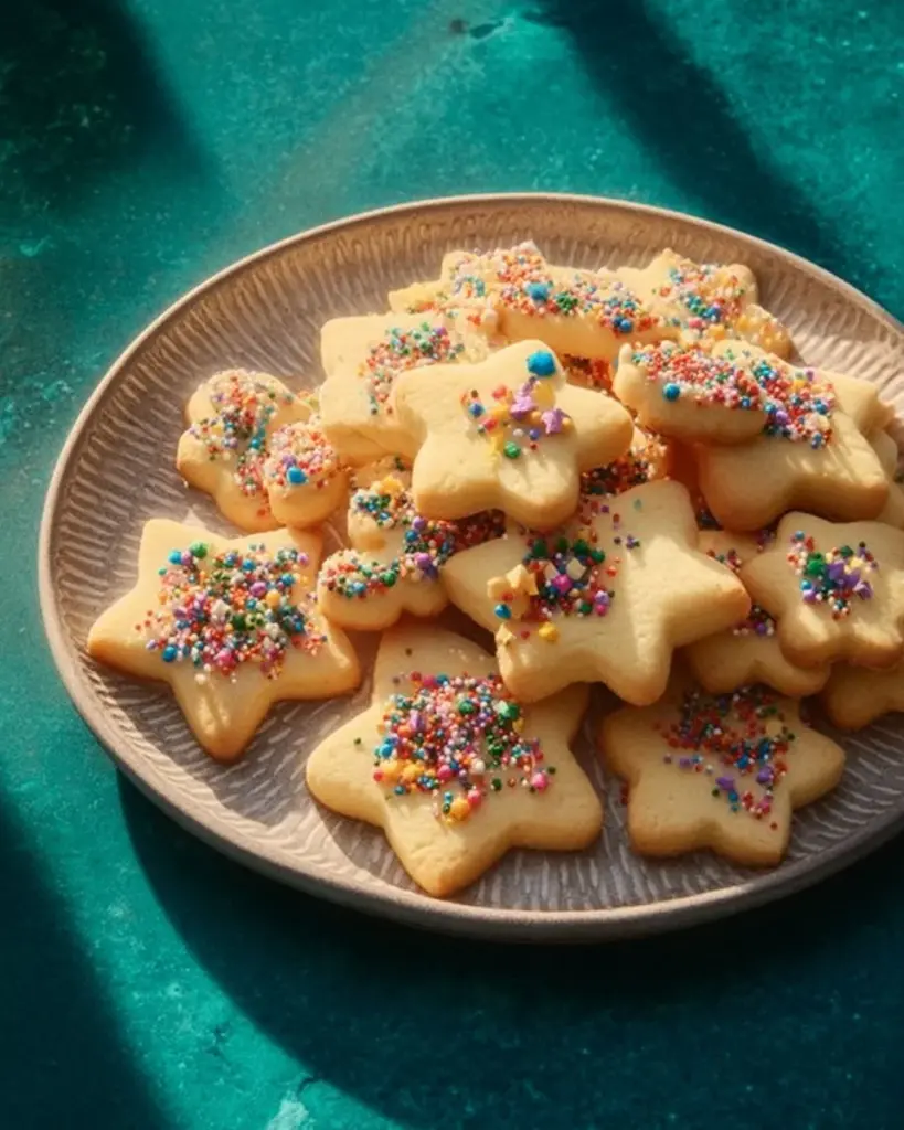 Omas Butterplätzchen - zarte, buttrige Kekse frisch gebacken