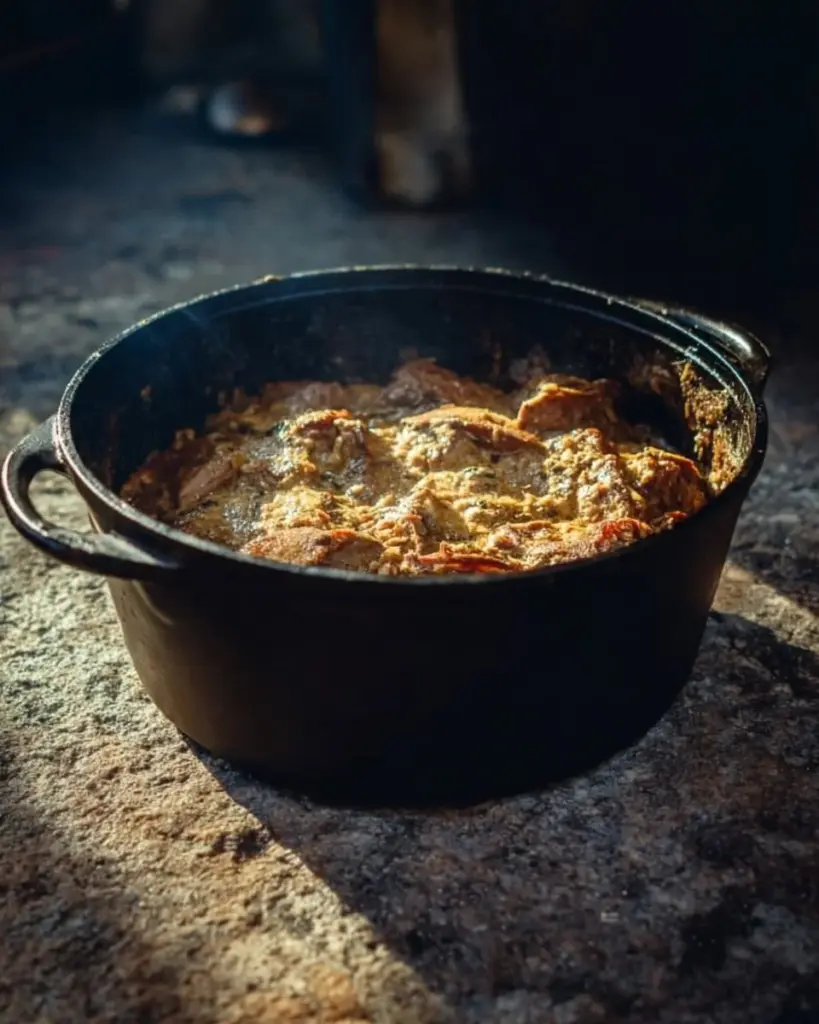 Schicht Cordon Bleu Rezept mit Käse und Schinken zwischen knusprigen Schichten.