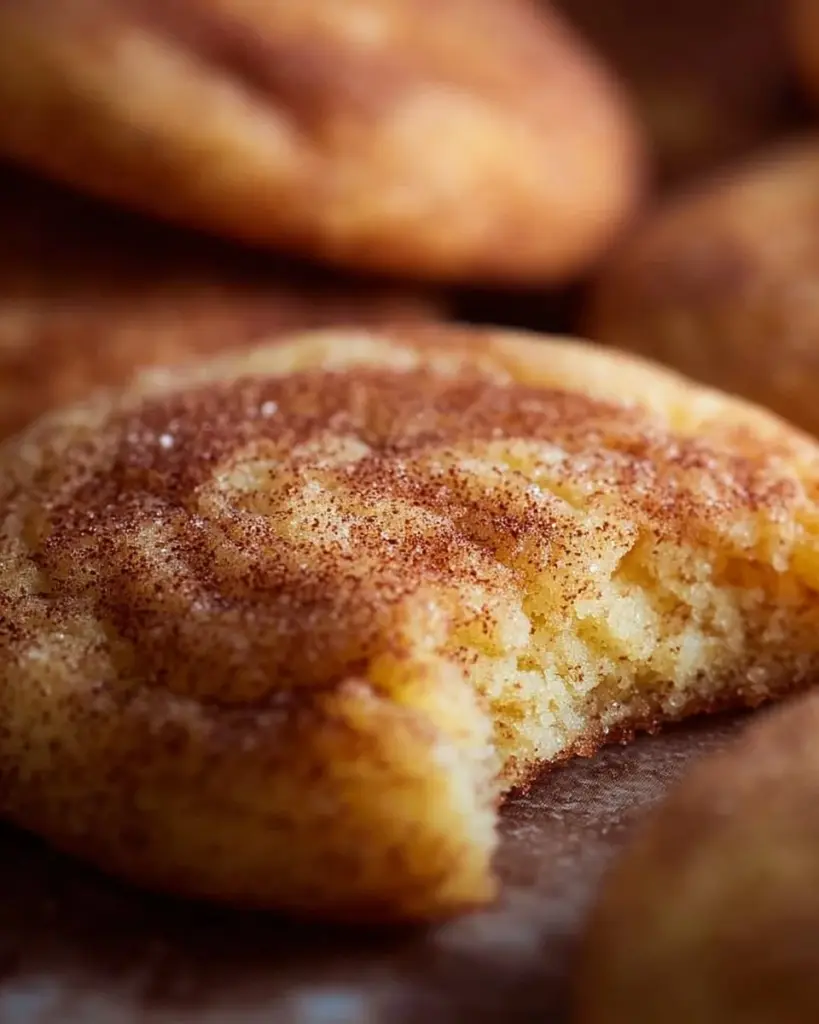 Leckere Snickerdoodle-Kekse mit Zimt-Zucker-Kruste auf einem Teller