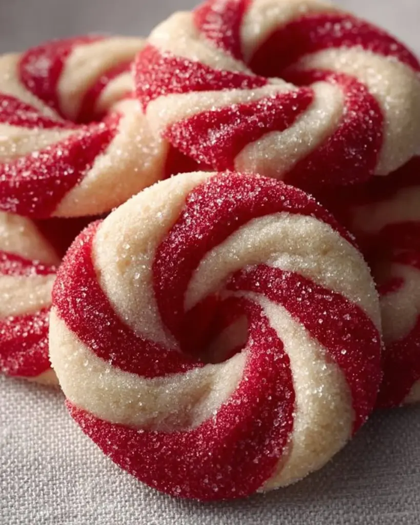 Leckere Zuckerstockkekse auf einem festlich dekorierten Teller.