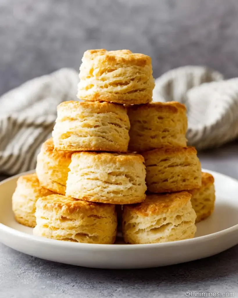 Leckere Backpulver Biscuits frisch aus dem Ofen