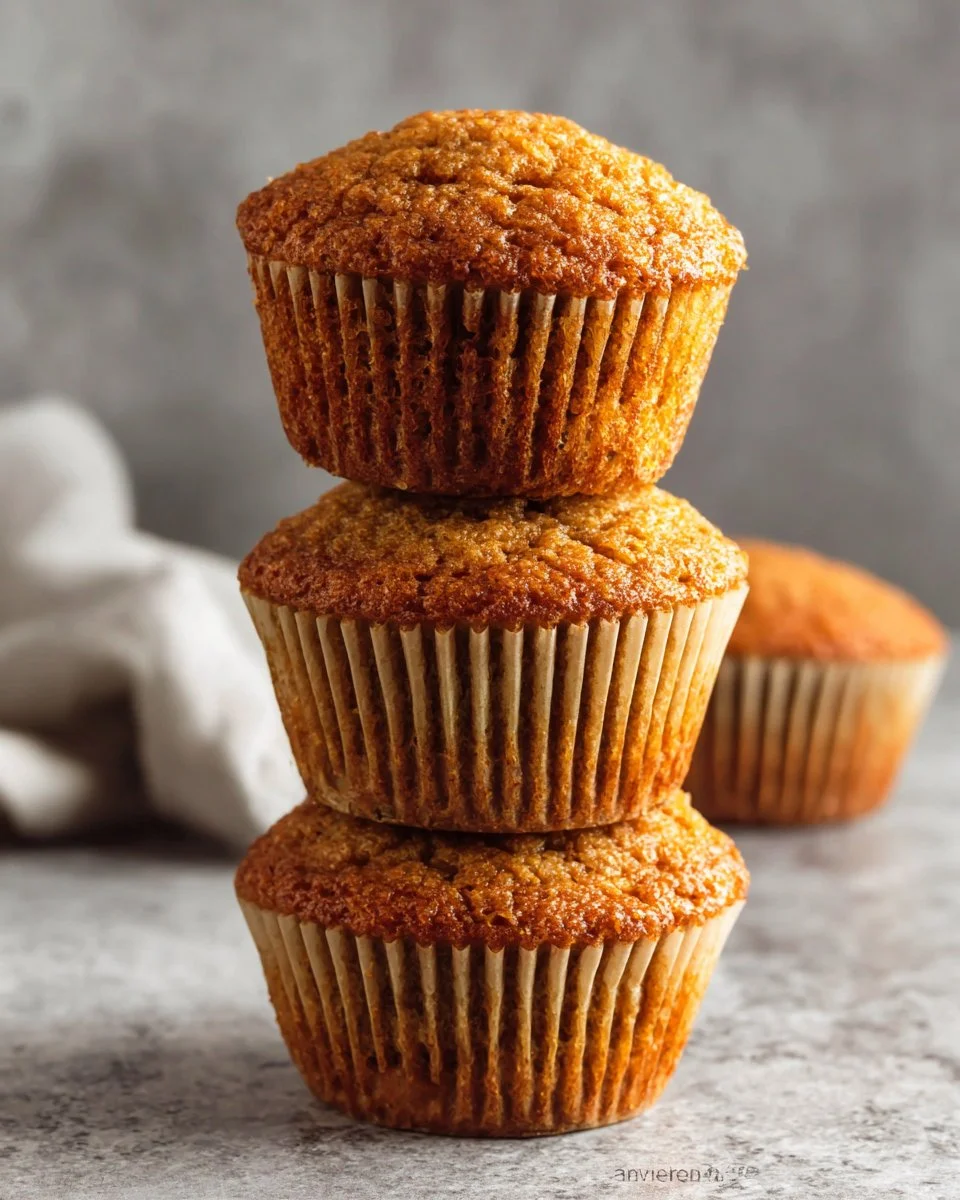 Leckere Bananenbrot-Muffins auf einem Teller, frisch gebacken
