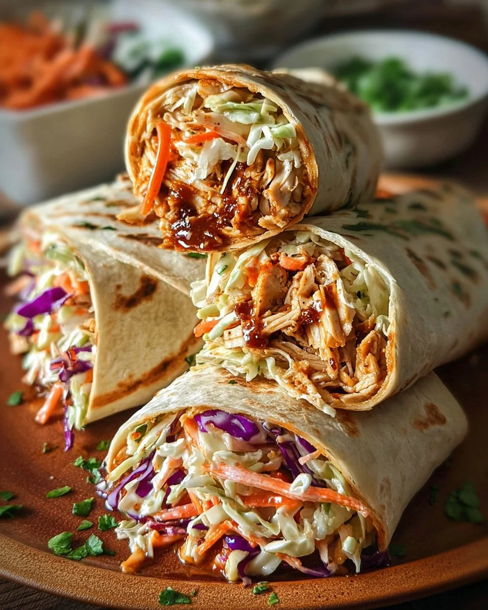 BBQ-Hähnchen-Coleslaw-Wraps: 7 Gründe, sie zu lieben