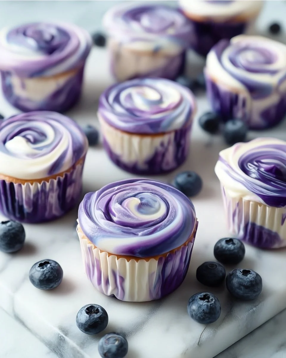 Blaubeer-Schicht-Joghurt-Biscuits auf einem Tisch angerichtet