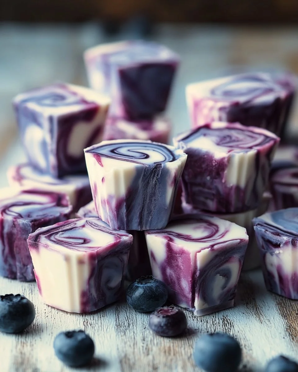 Blaubeer-Schicht-Joghurt-Biscuits