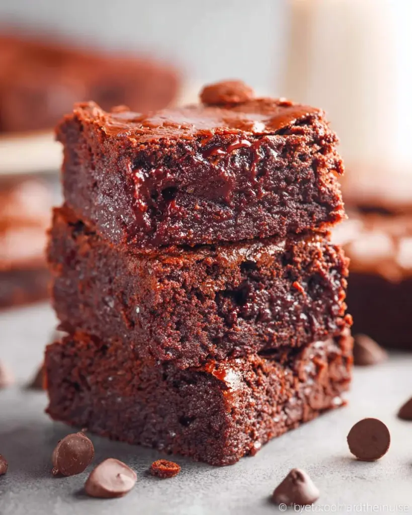Schokoladenbrownies lecker und saftig, perfekt für Süßigkeitenliebhaber