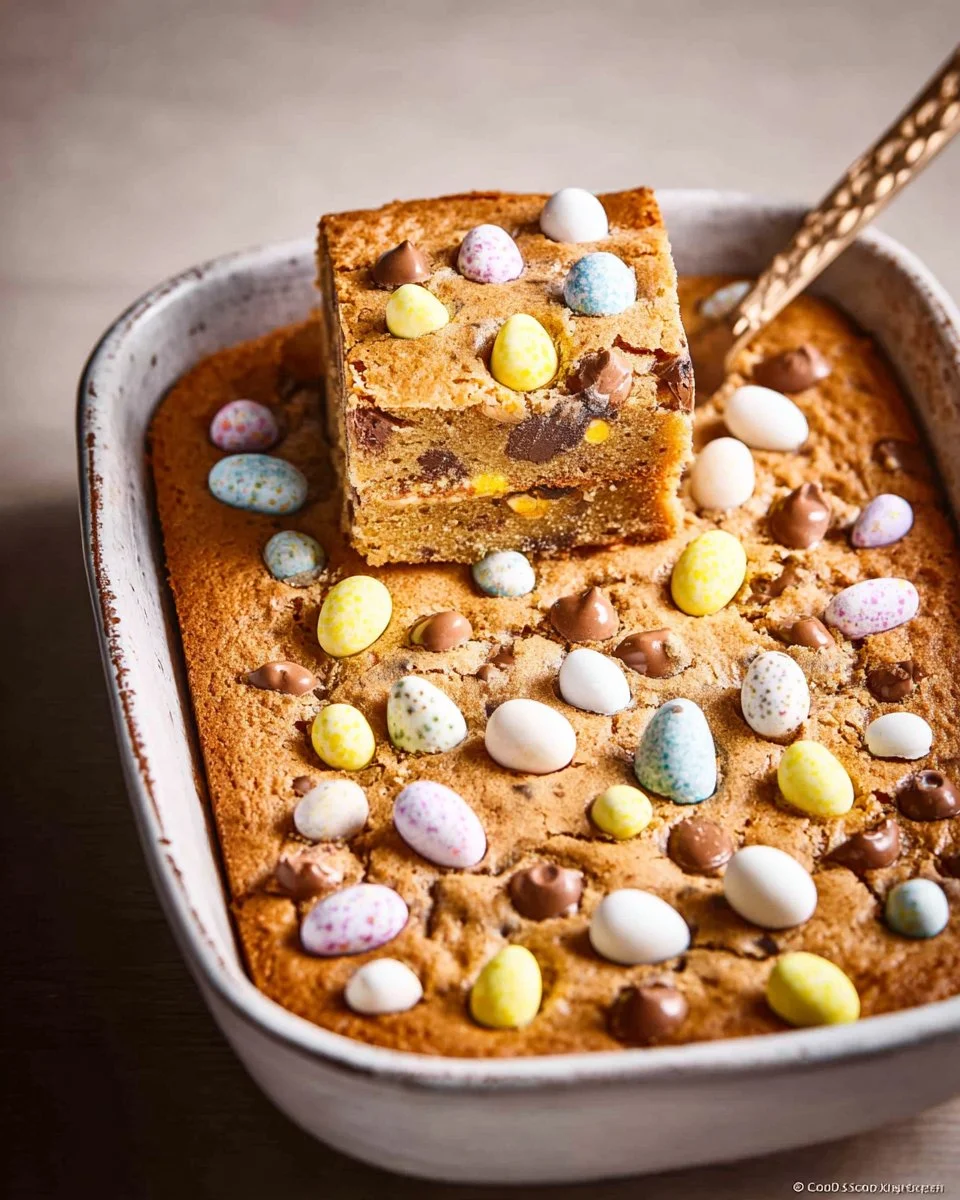 Cadbury Mini Egg Blondies