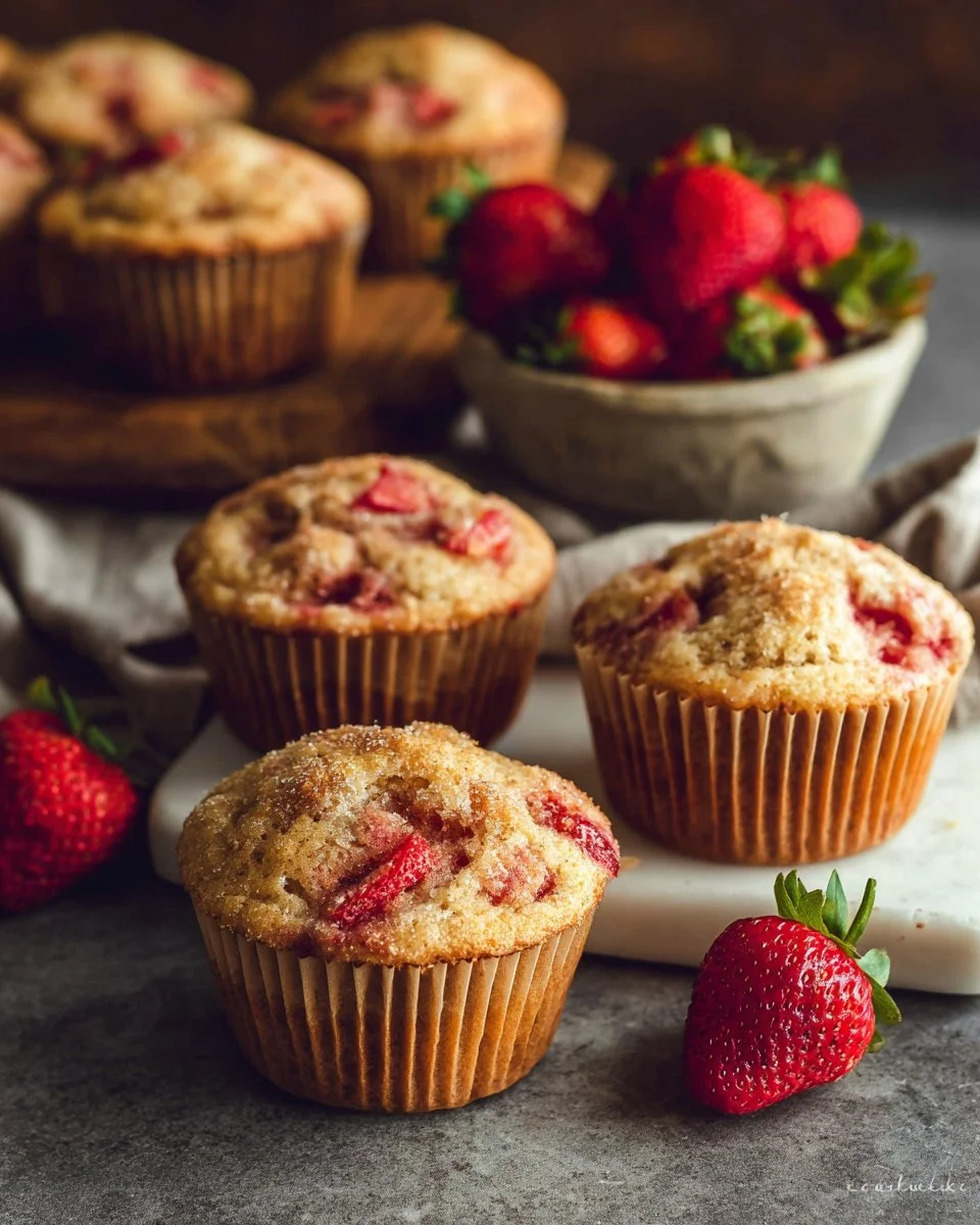 Erdbeer-Muffins