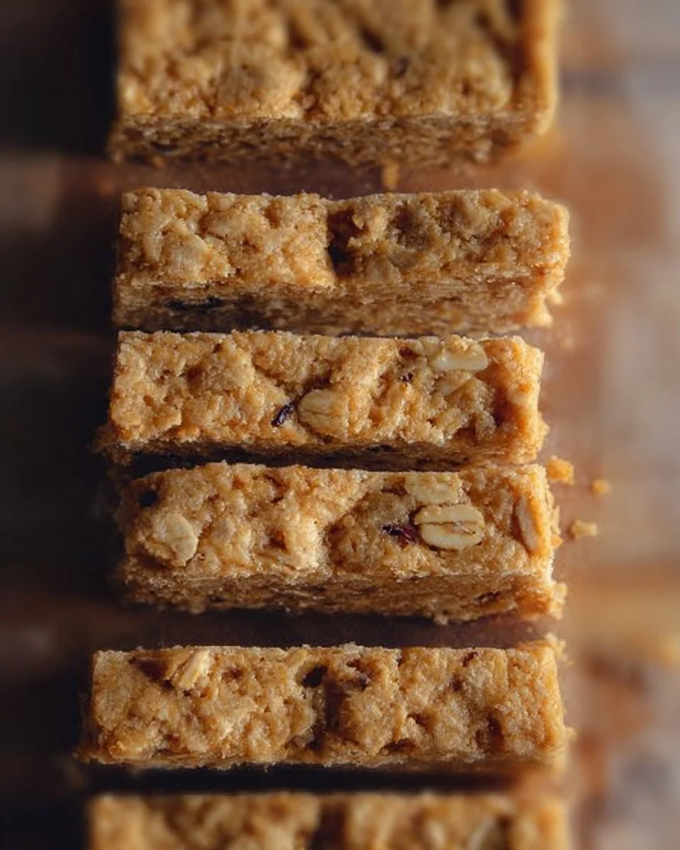 Erdnussbutter-Hafer-Riegel