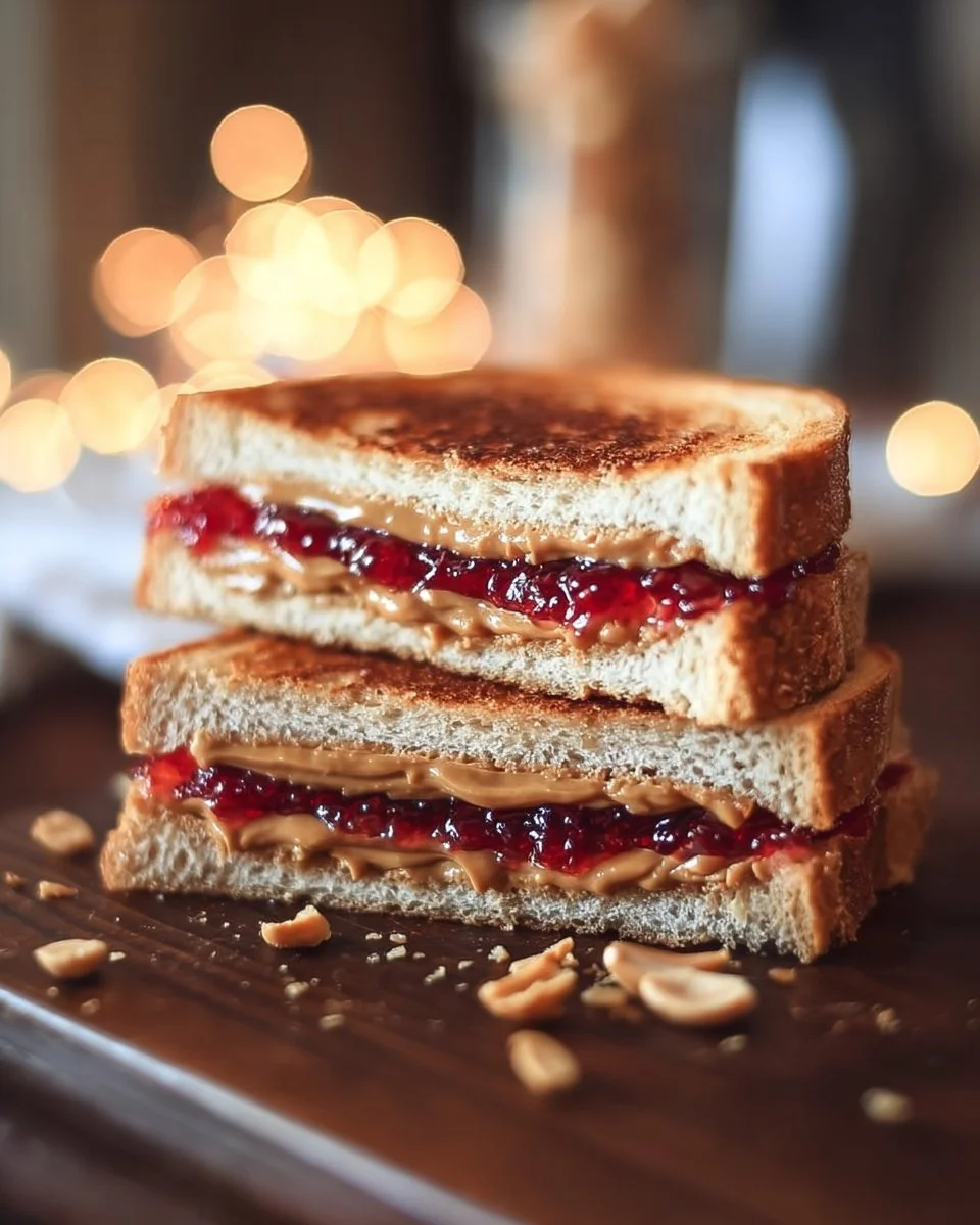 Frittierte Erdnussbutter und Gelee Sandwich