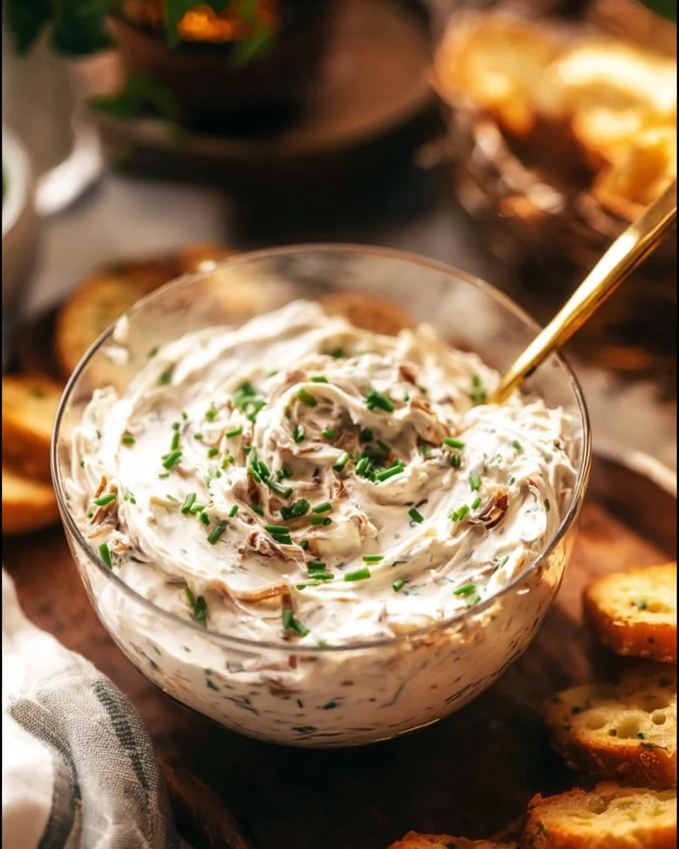 Hausgemachter französischer Zwiebel-Dip