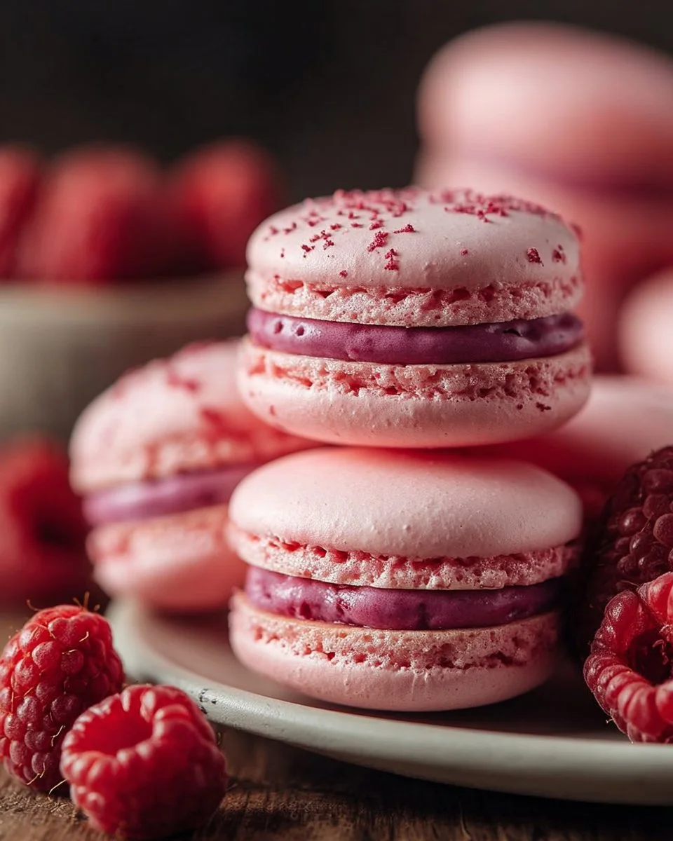 Himbeer-Macarons Rezept