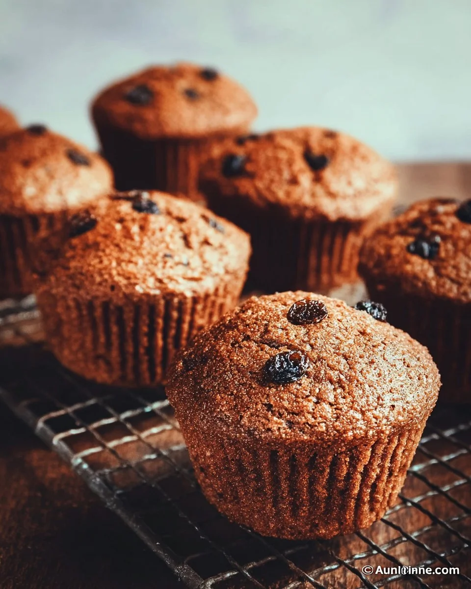 Klassische Rosinen-Bran-Muffins