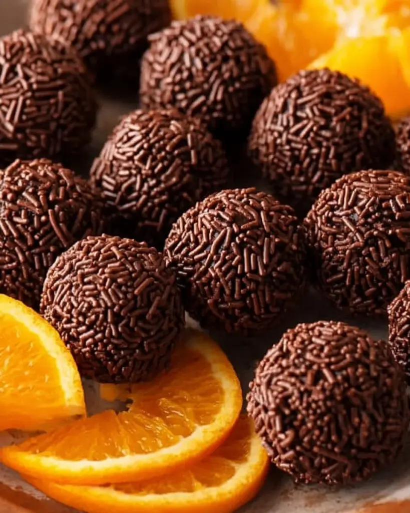 Leckere Orange-Schokoladen-Christbaumkugeln für festliche Anlässe