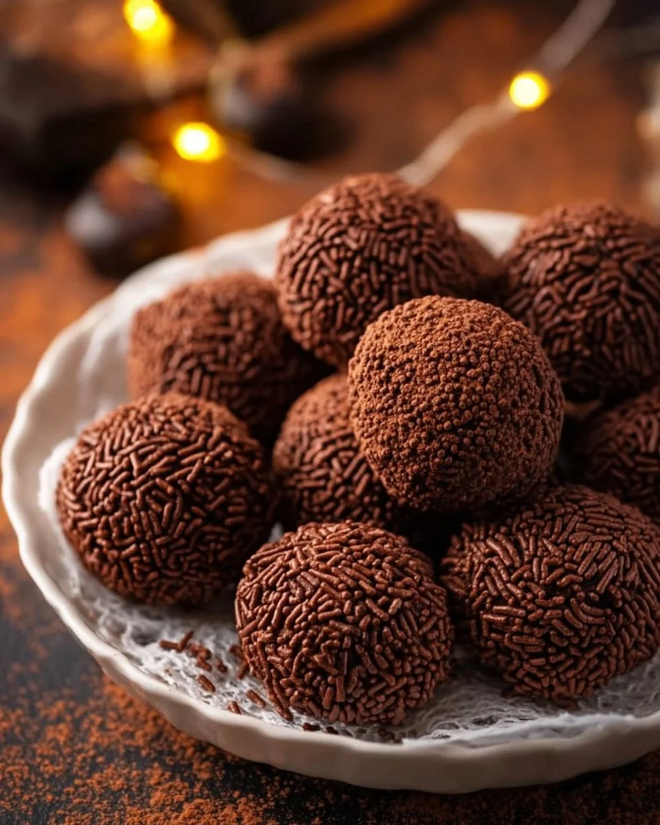 Leckere Orange-Schokoladen-Christbaumkugeln