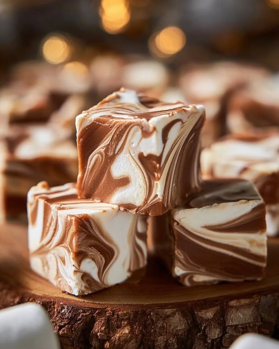 Marshmallow-Wirbel-Fudge