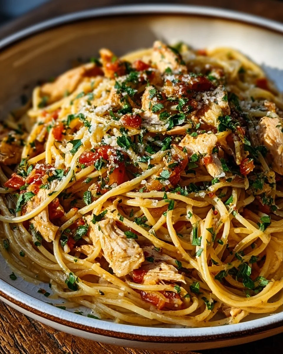 Monterey Hähnchen-Spaghetti