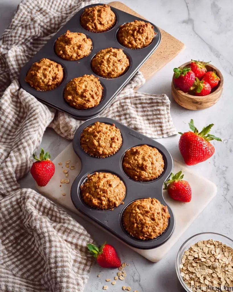 Frische Muffins mit Streuseln auf einem Teller, perfekt für jeden Anlass.