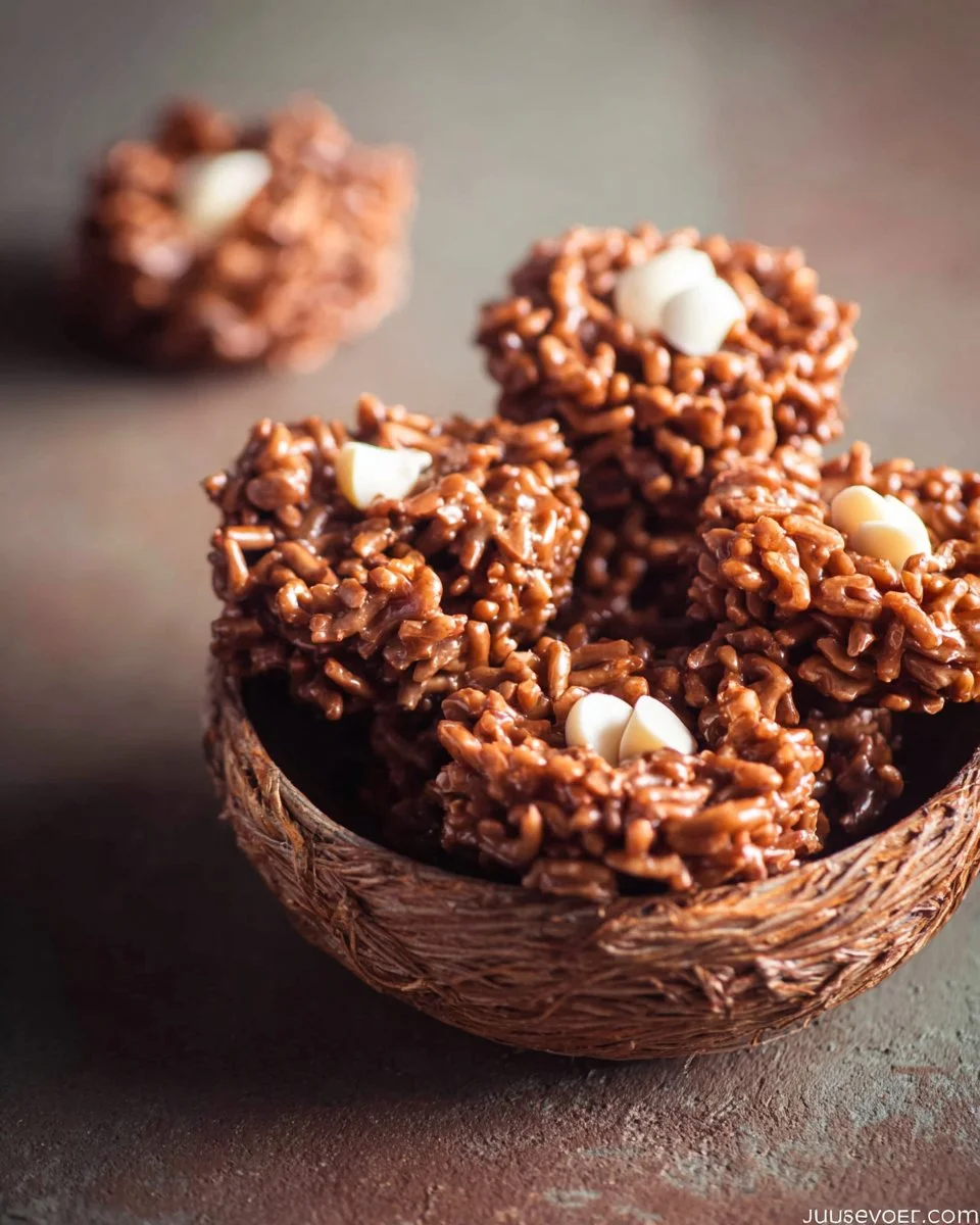 No-Bake Vögelnest-Kekse