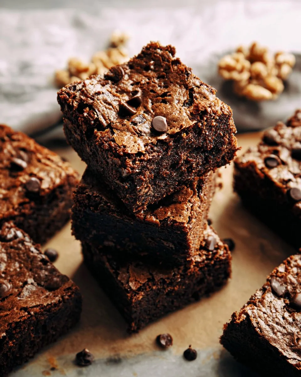 Nussbutter-Hafer-Brownies