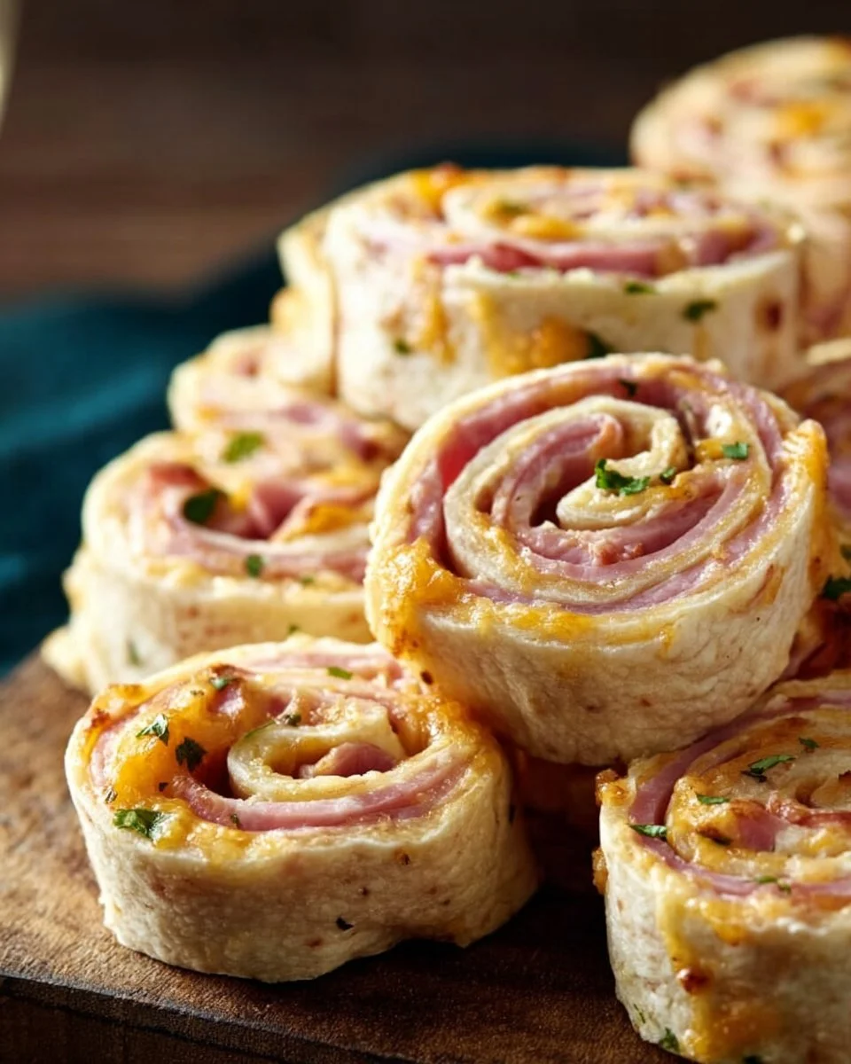 Ranch-Schinken-Käse-Tortilla-Rollen