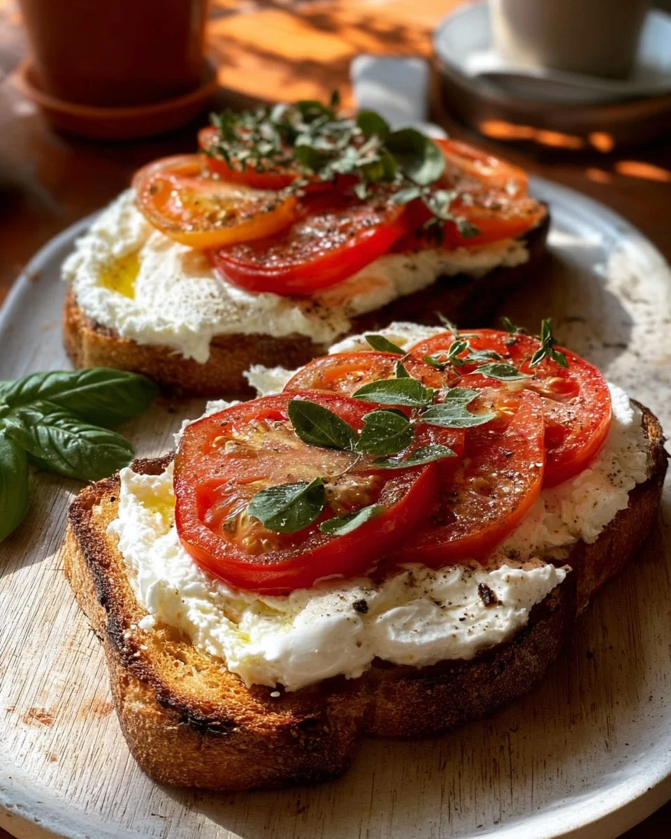 Ricotta-Tomaten-Sauerteigtoast: 5 frische Geschmacksverstärkungen