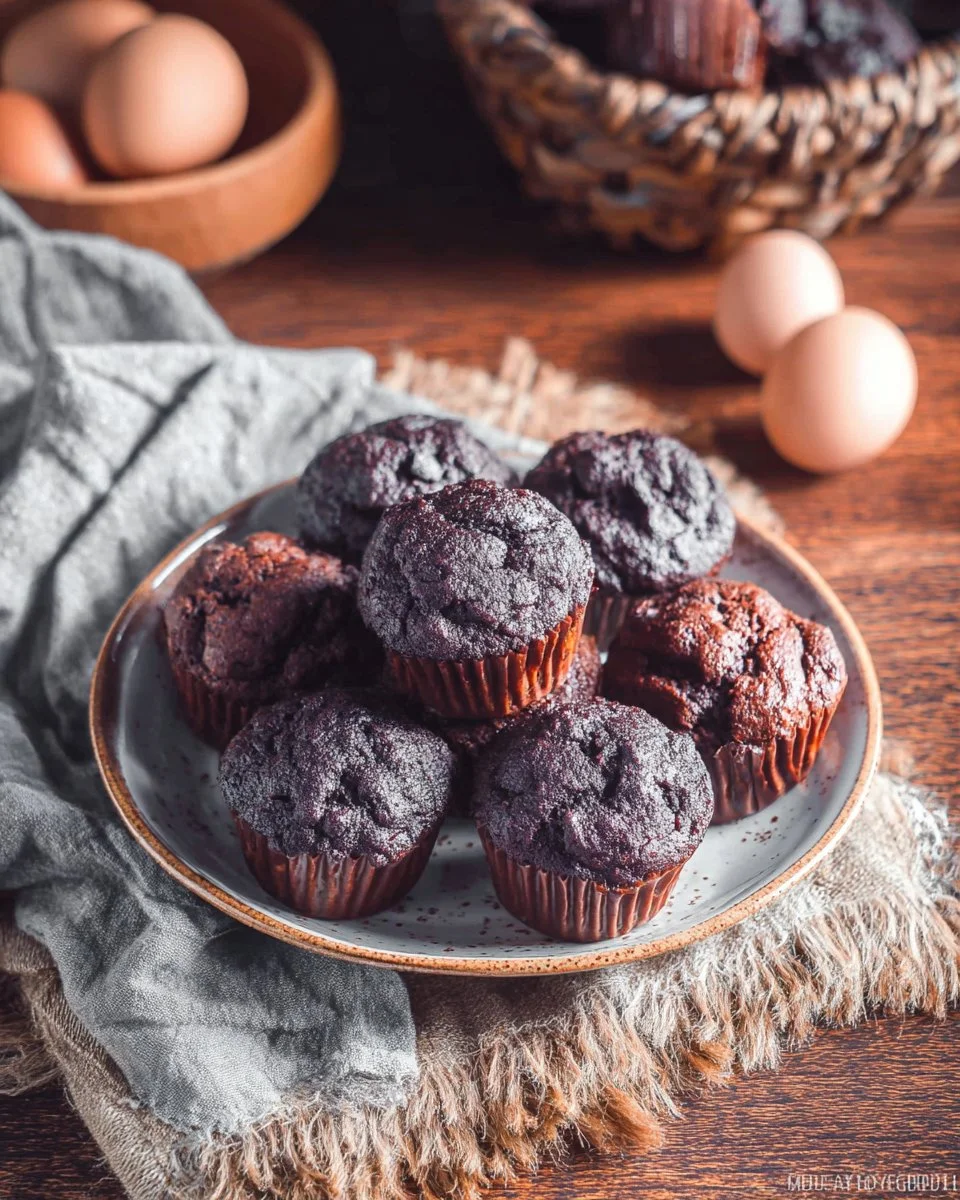 Schokoladen-Protein-Mini-Muffins