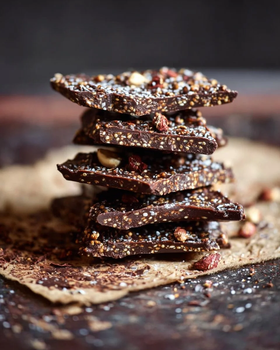 Schokoladen-Quinoa-Bark