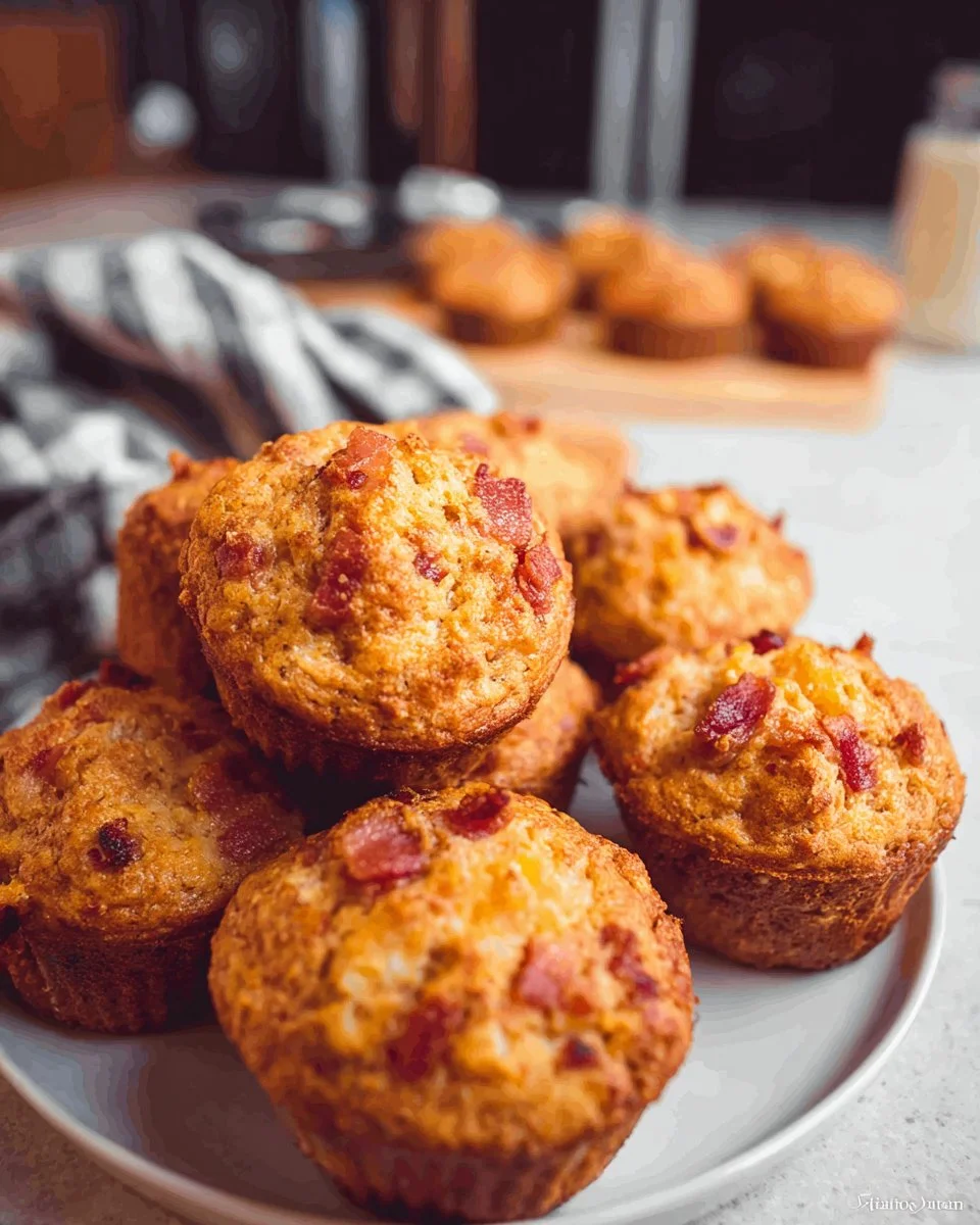 Speck Käse Muffin Brötchen