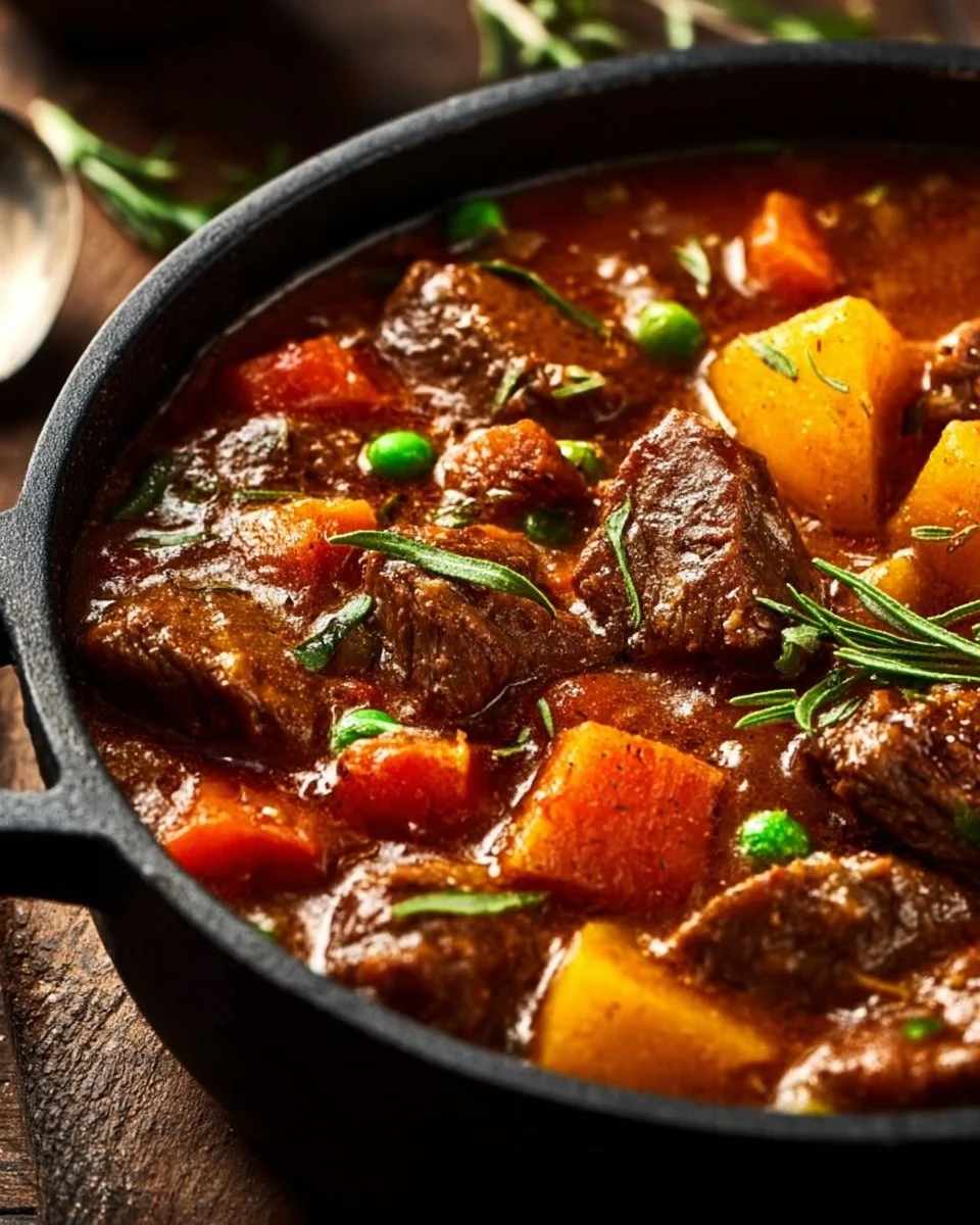 Zartes Rindfleischragout