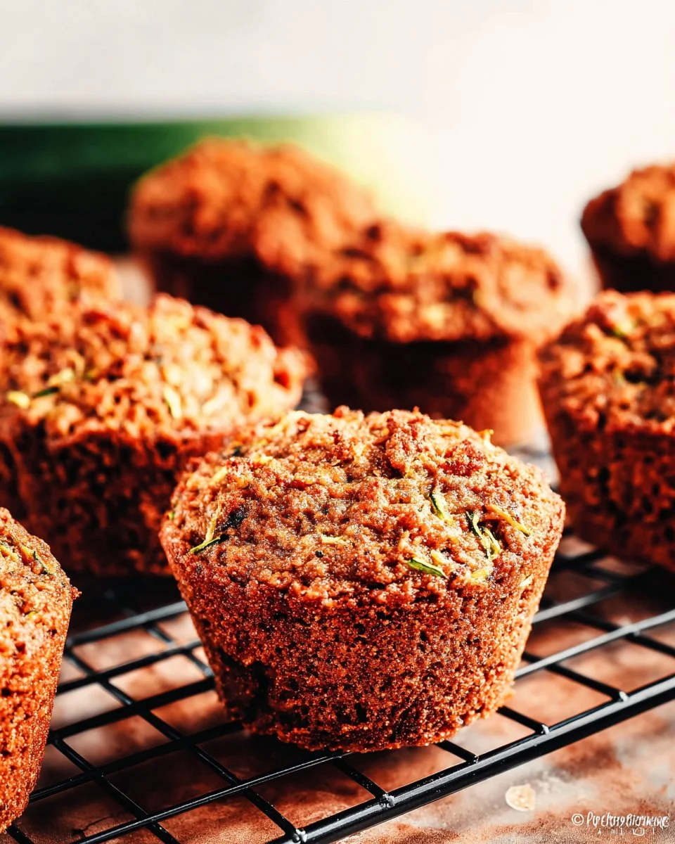 Zucchini-Orange-Hafermuffins